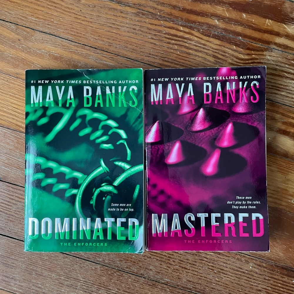 Maya Banks 'Dominated' and 'Mastered' Book Set